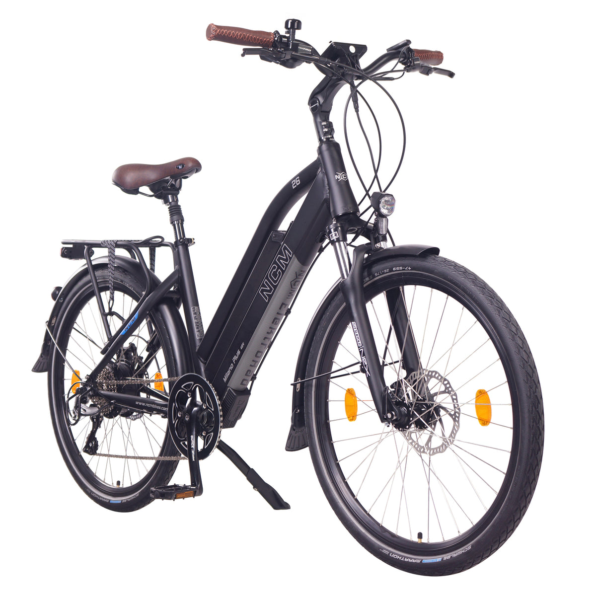 NCM Milano Plus Trekking E-Bike - side view