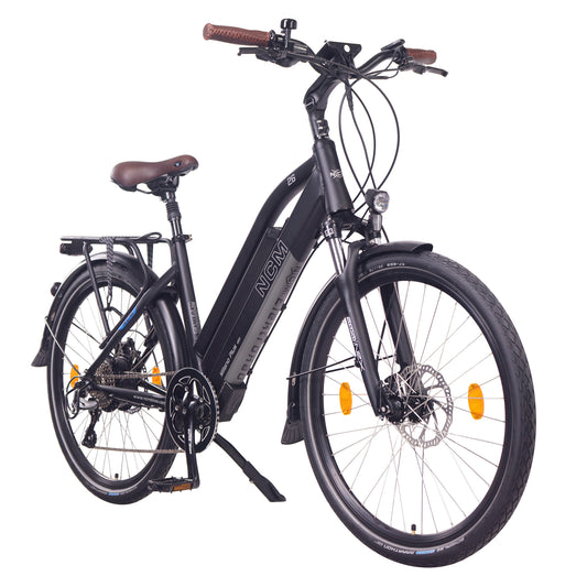 NCM Milano Plus Trekking E-Bike - side view