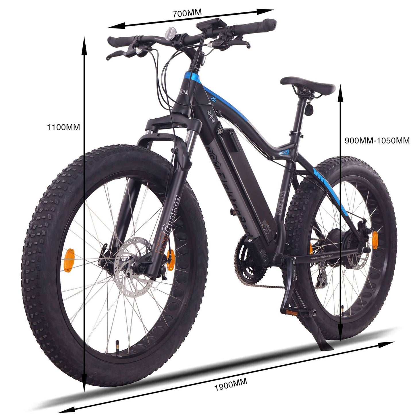 NCM Aspen Plus Fat Tyre Electric Bike - Image 3