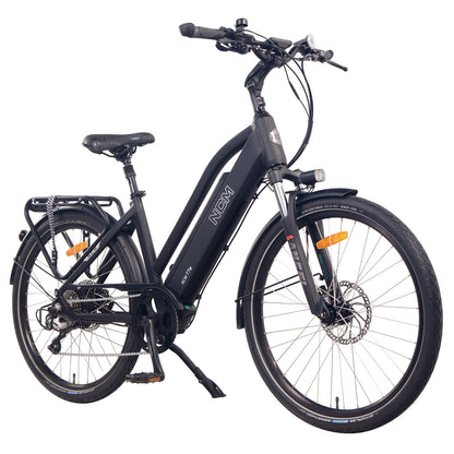 NCM T7S Step-Thru Trekking E-Bike - Black