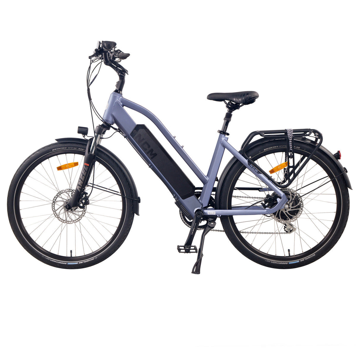 NCM T7S Step-Thru Trekking E-Bike - Blue