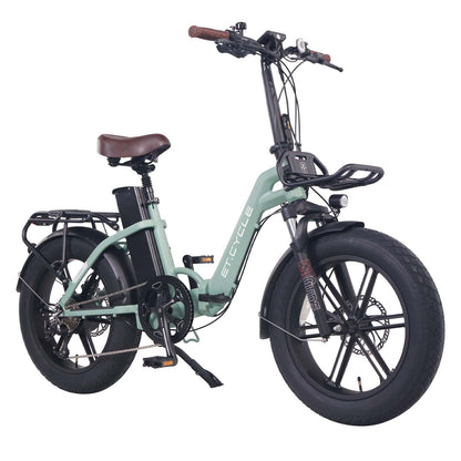 ET.Cycle F1000 Folding Electric Bike - Sage Green