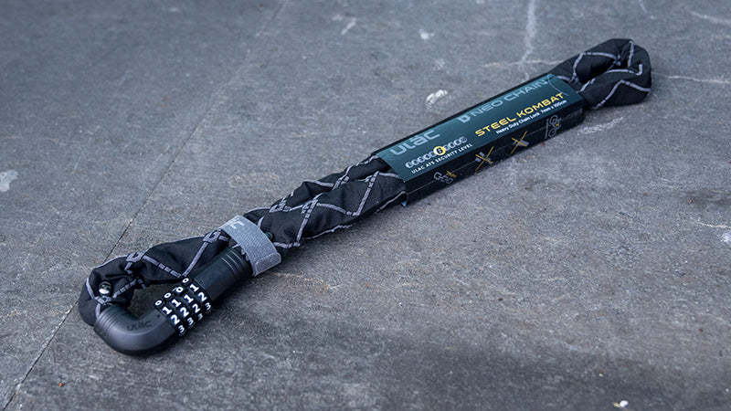 Ulac Steel Kombat hardened steel chain and nylon sleeve detail