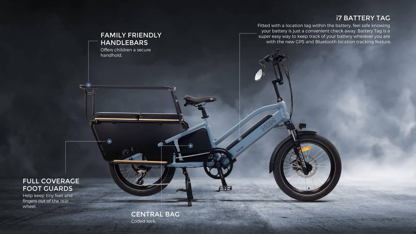 NCM CG7 Cargo Electric Bike - Image 9