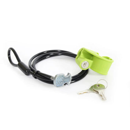 Buzzrack Buzz Loop cable lock for platform racks