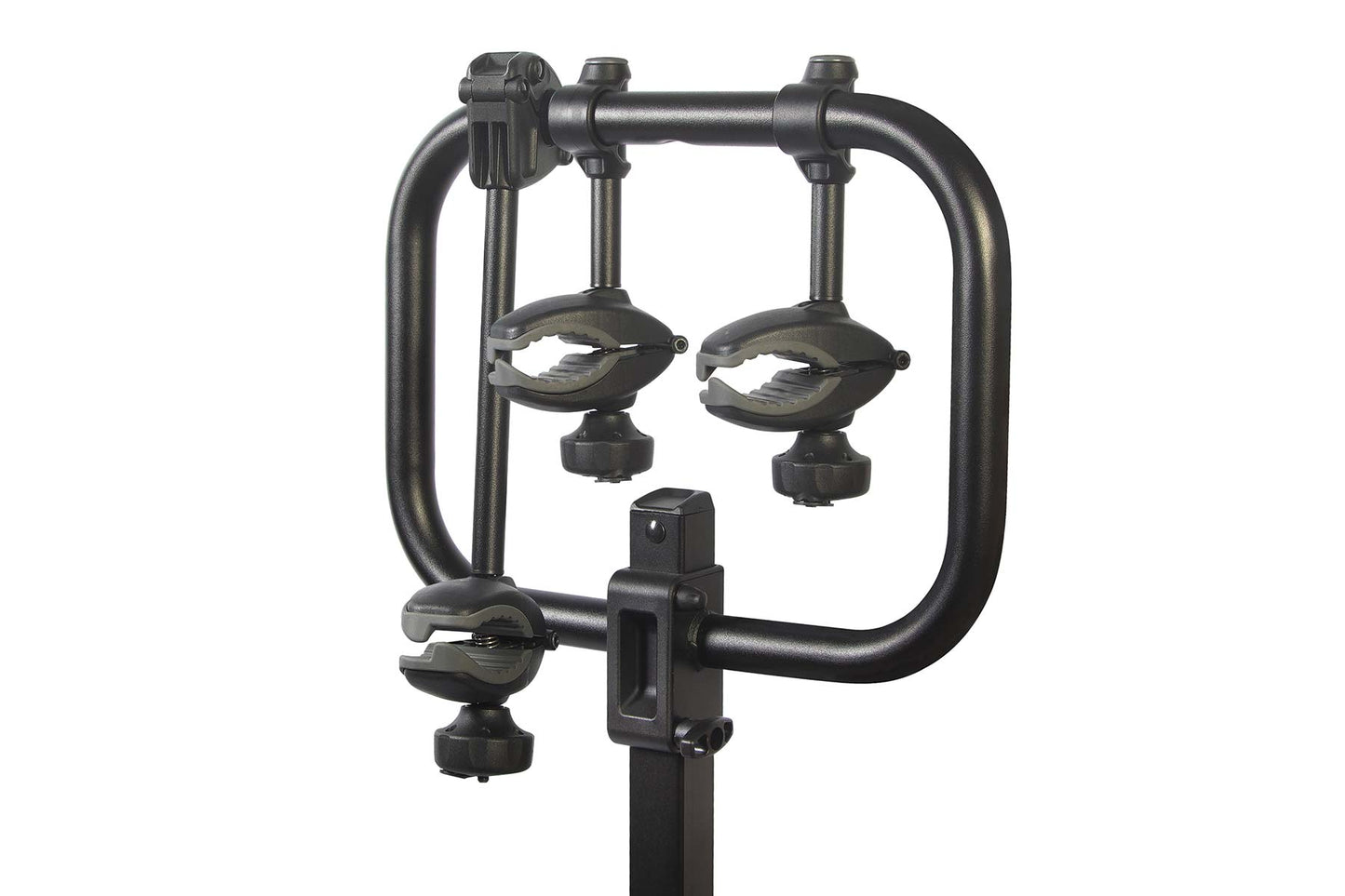 Buzzrack Scorpion Lite 3 frame clamps holding e-bikes