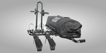 Buzzrack Twinbuzz H fitted to hitch receiver on vehicle