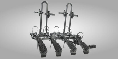 Buzzrack Twinbuzz H loaded with 4 bikes