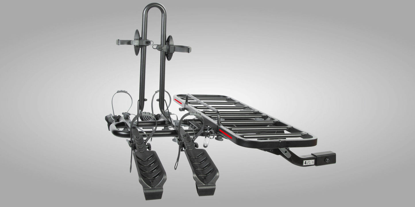 Buzzrack Twinbuzz H 2 bike plus cargo platform configuration