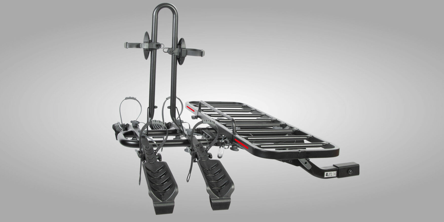 Buzzrack Twinbuzz H 2 bike plus cargo platform configuration