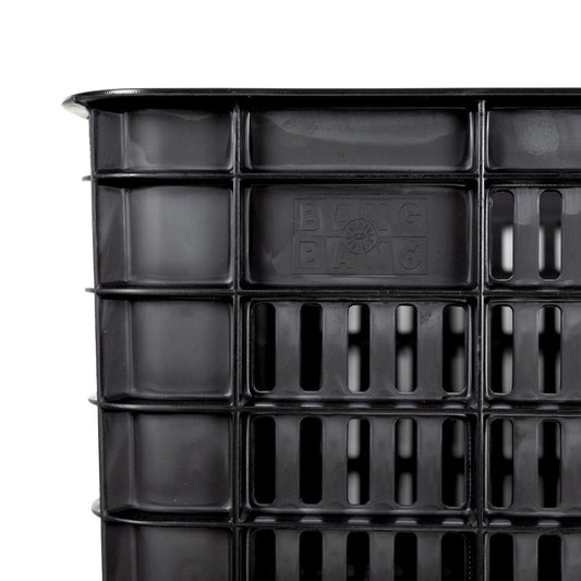 Fatboy Bang Bang crate basket side view showing recycled plastic construction