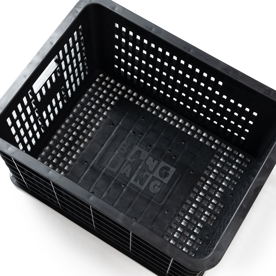Fatboy Bang Bang crate basket rear angle on Fatboy V2 e-bike
