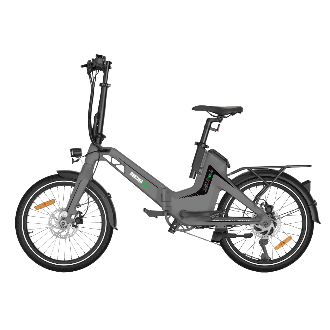 Benzina Zero BENDeR Folding Electric Bike - Grey