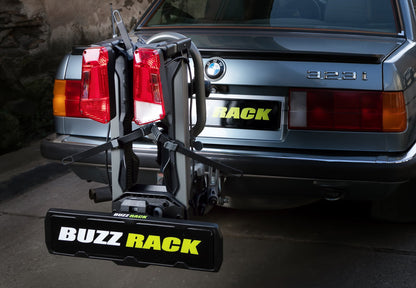 Buzzrack E-Scorpion 1 tilted down for boot access