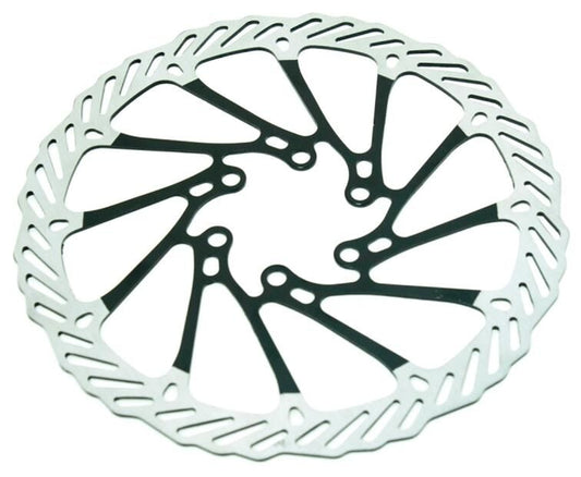 Clarks 180mm stainless steel disc brake rotor with black ED finish