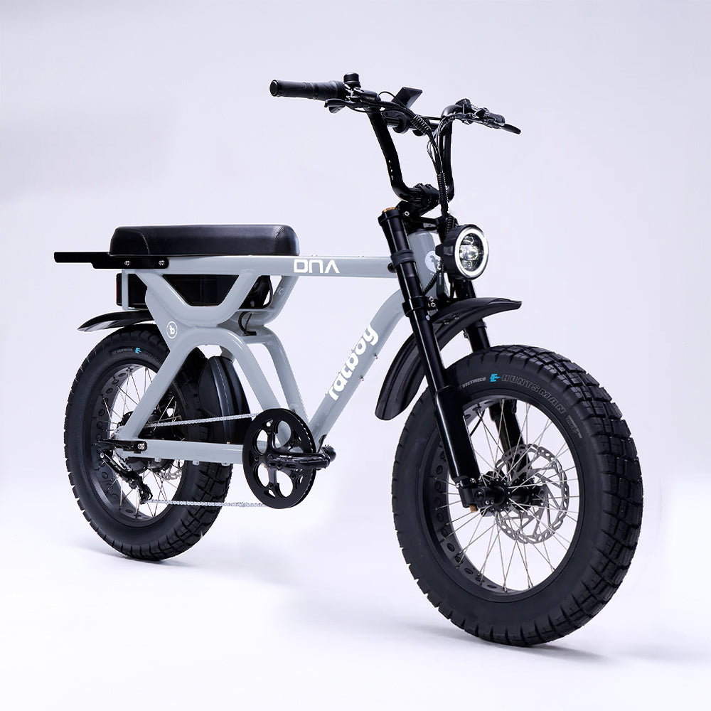 Fatboy DNA V3 Performance E-Bike V3 Front Suspension in Nardo Grey