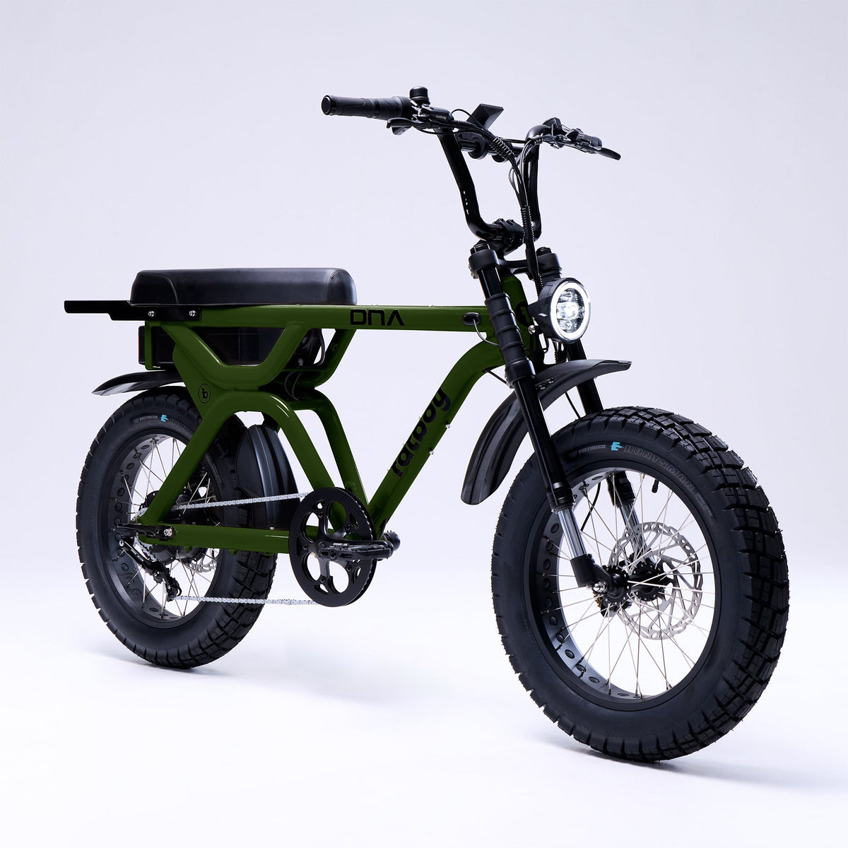 Fatboy DNA V3 Performance E-Bike V2 Front Suspension in Jungle Green