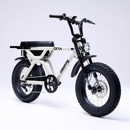 Fatboy DNA V3 Performance E-Bike V2 Front Suspension in White Noise