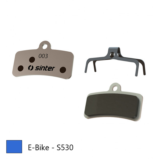 E-Bike Disc Brake Pads, Blue | Shimano D-Type Sinter | Grace and Pace Electric Bikes
