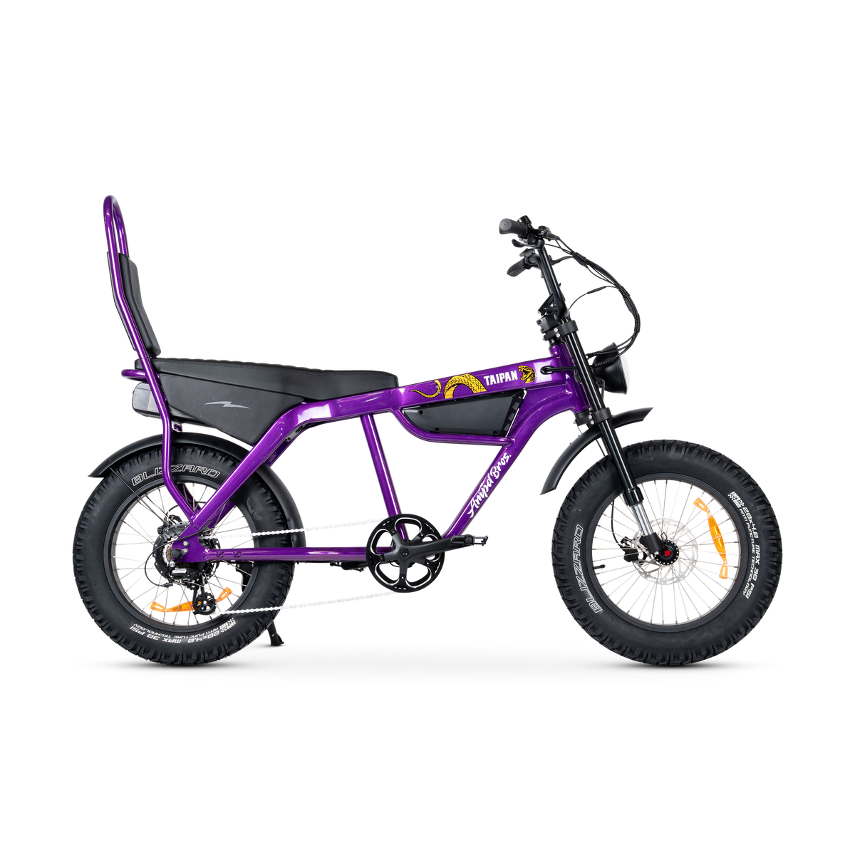 Ampd Bros Taipan electric bike, Phantom Purple