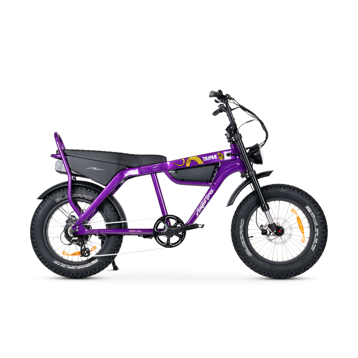 Ampd Bros Taipan electric bike, Phantom Purple side view