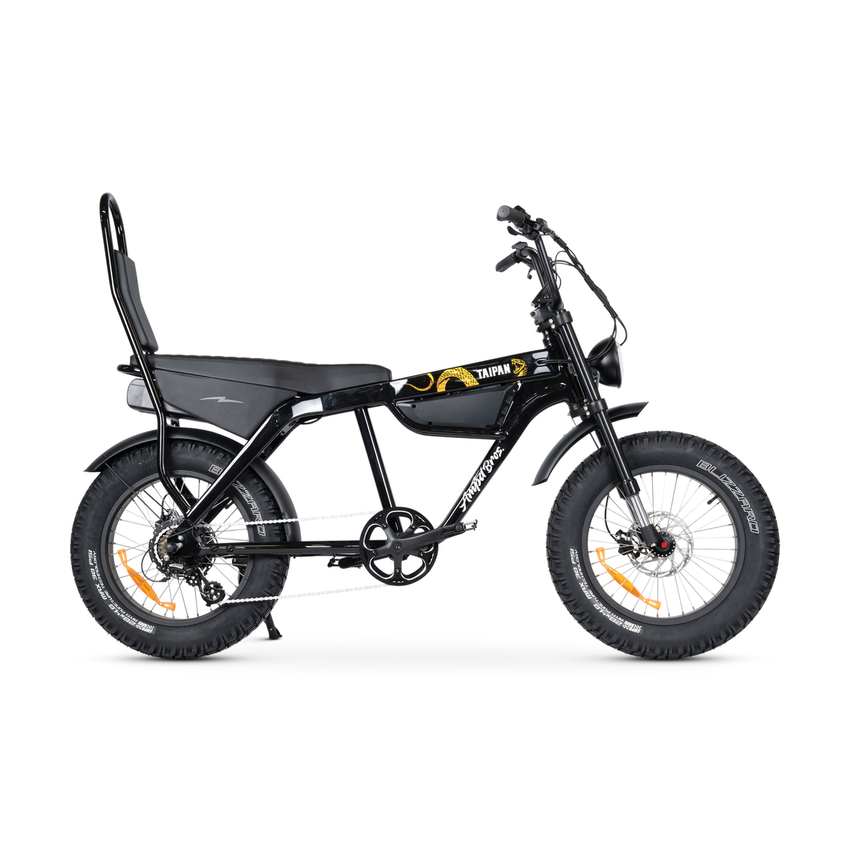 Ampd Bros Taipan electric bike, Midnight Black