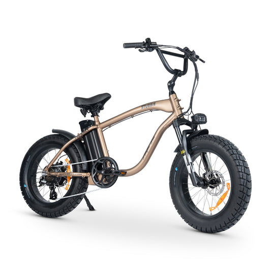 Ampd Bros Stubbie Pro fat tyre cruiser e-bike in Matte Bronze