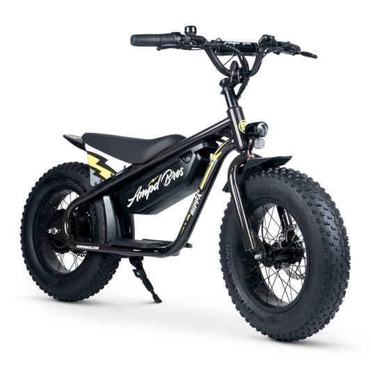 Ampd Bros Lil Rippa 16 inch kids e-bike in Midnight Magic