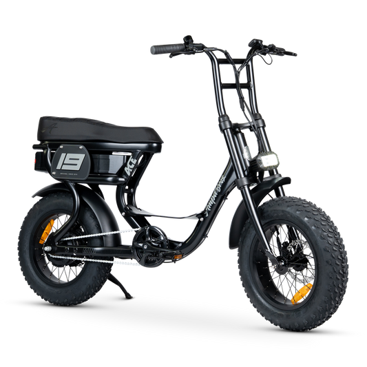 Ampd Bros ACE-S Mini step-through e-bike in Matte Black