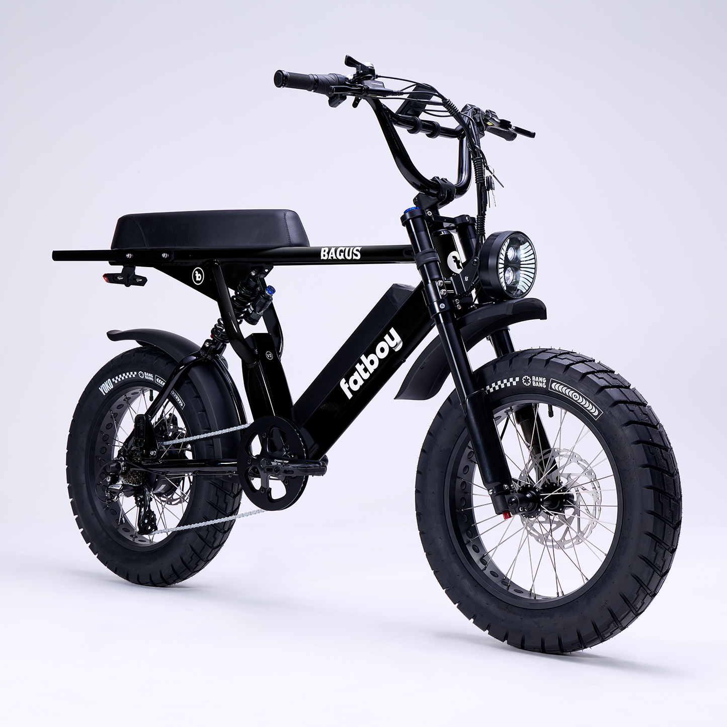 Fatboy Bagus V2 E-Bike Gloss Black | Grace & Pace Electric Bikes