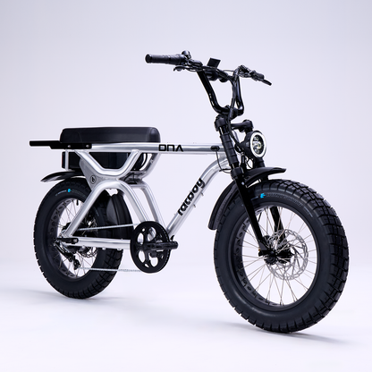Fatboy DNA V3 EN15194 Certified E-Bike Brushed Alloy | Grace & Pace Electric Bikes