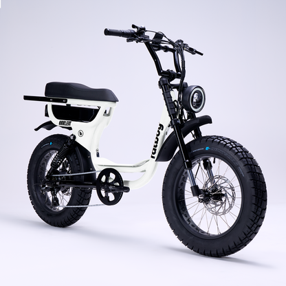 Fatboy Harlem V2 E-Bike White Noise | Grace & Pace Electric Bikes