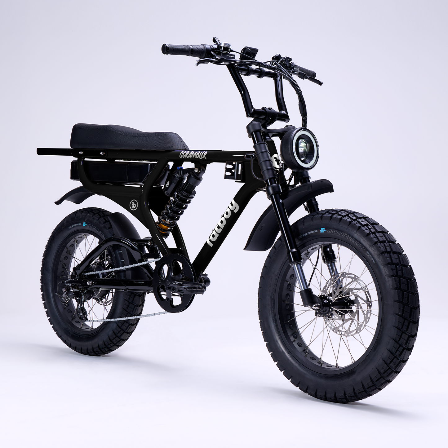 Fatboy Scrambler V2 E-Bike Gloss Black | Grace & Pace Electric Bikes