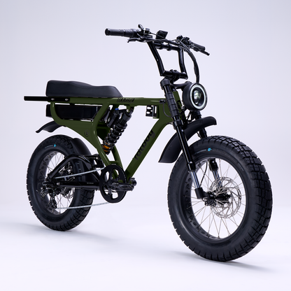 Fatboy Scrambler V2 E-Bike Jungle Green | Grace & Pace Electric Bikes