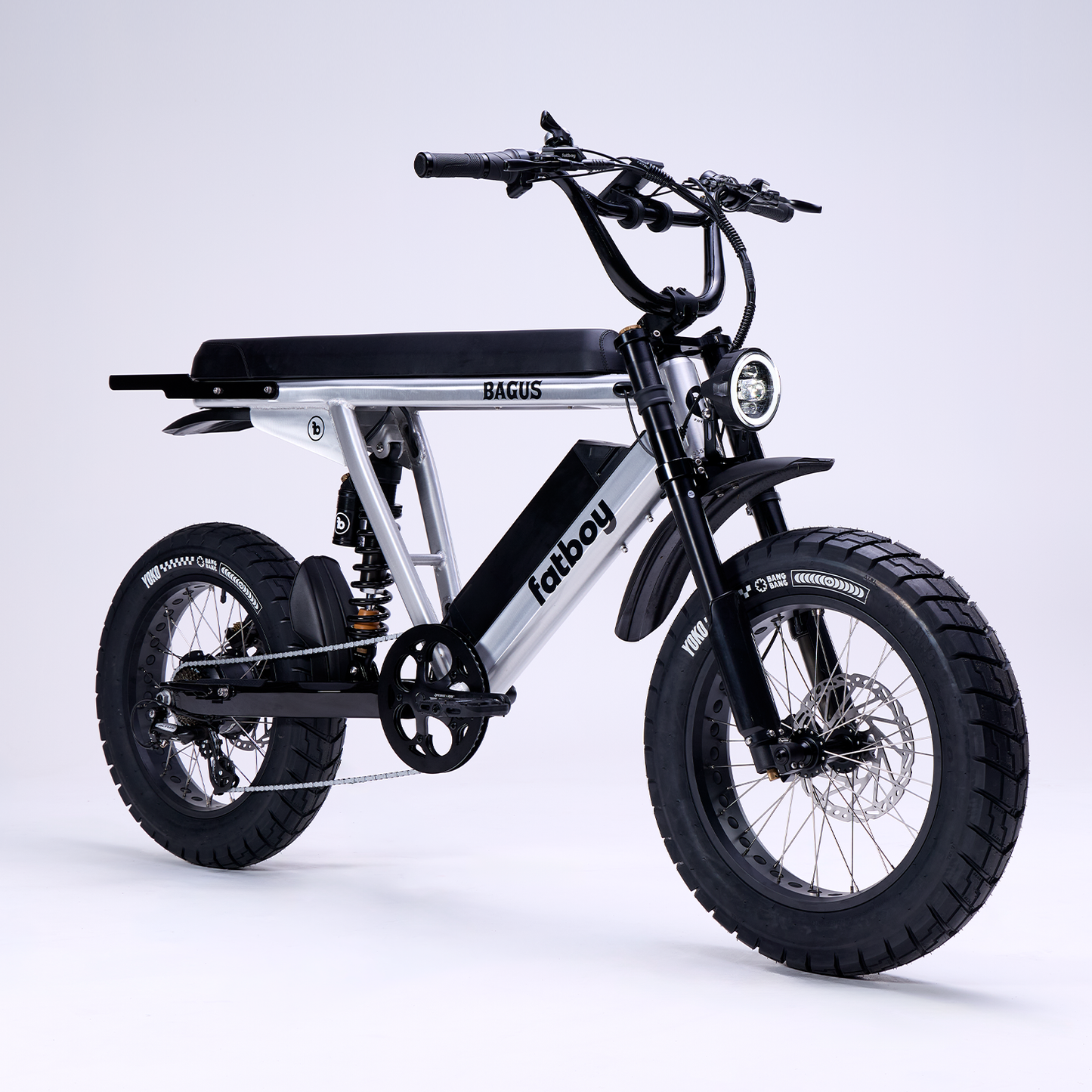 Fatboy Bagus V3 Ultra E-Bike Brushed Alloy | Grace & Pace Electric Bikes