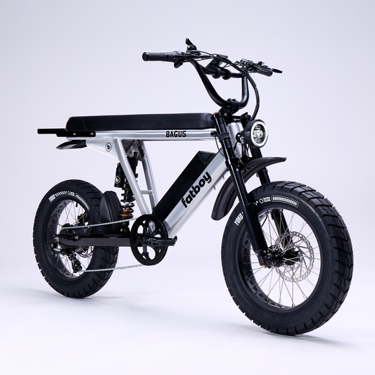 Fatboy Bagus V3 Ultra E-Bike Brushed Alloy | Grace & Pace Electric Bikes