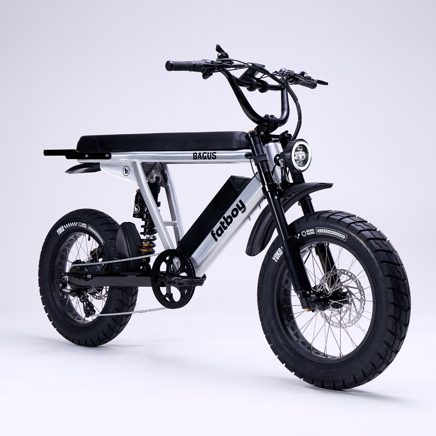 Fatboy Bagus V3 Performance E-Bike Brushed Alloy | Grace & Pace Electric Bikes