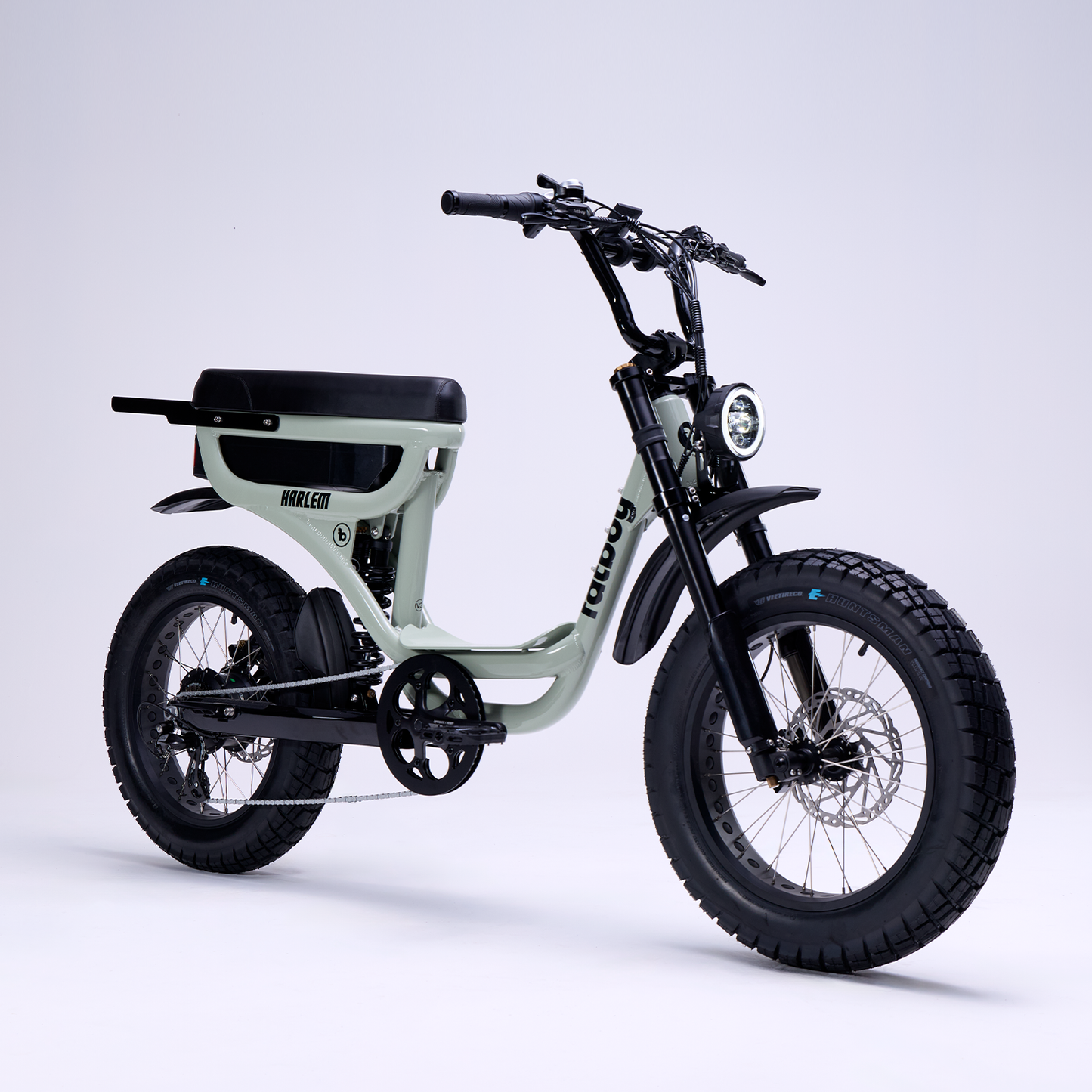 Fatboy Harlem V3 Ultra E-Bike Sage Green | Grace & Pace Electric Bikes