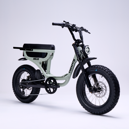 Fatboy Harlem V3 Ultra E-Bike Sage Green | Grace & Pace Electric Bikes