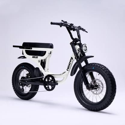 Fatboy Harlem V3 Ultra E-Bike White Noise | Grace & Pace Electric Bikes