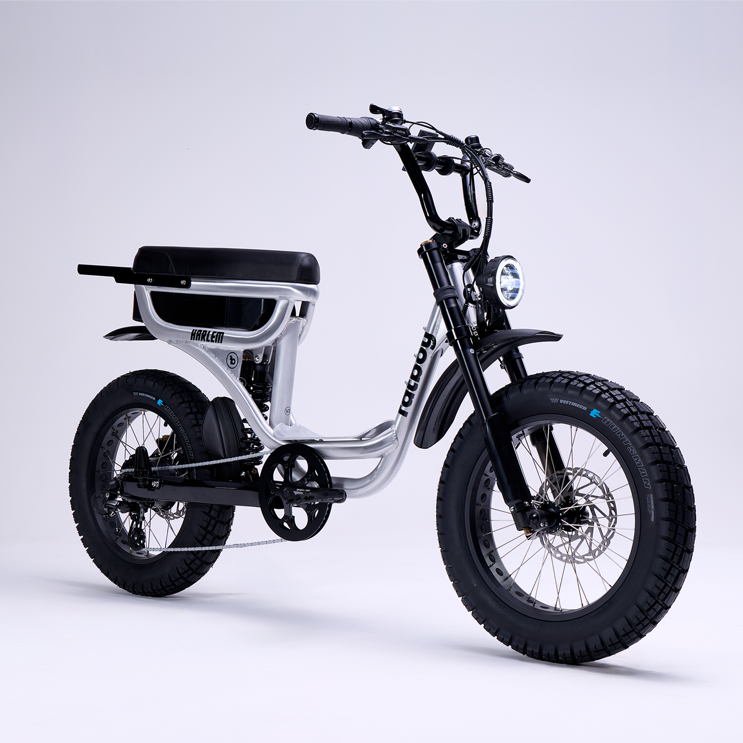 Fatboy Harlem V3 Performance E-Bike Brushed Alloy | Grace & Pace Electric Bikes