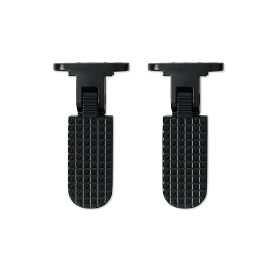 Fatboy folding rear passenger footpegs set for V1 and V2 models