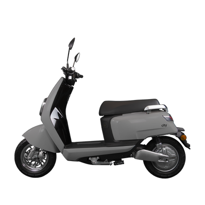 Benzina Zero City Electric Moped - Grey