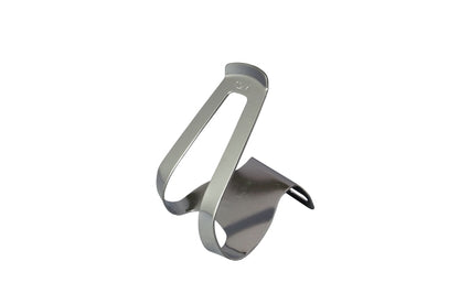 MKS half toe clip in chrome-plated steel, no strap required, made in Japan