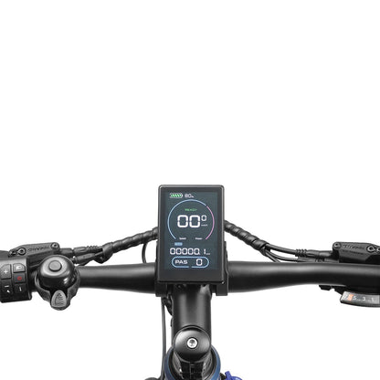 Icon EB-One Step Over electric bike in Zenith Blue, detail 4