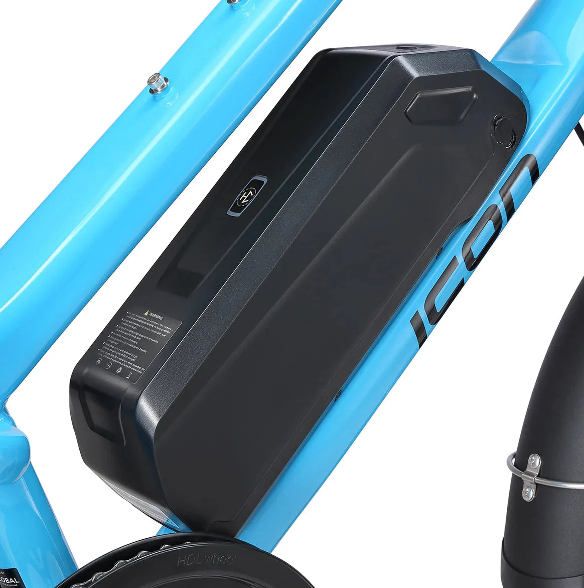Icon URB 1.0 cargo electric bike in Powder Blue, view 6