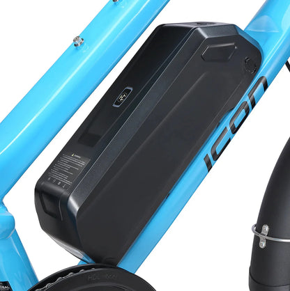 Icon URB 1.0 cargo electric bike in Powder Blue, view 6