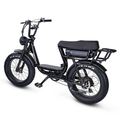 Icon E-Vibe fat tyre electric bike in Galaxy Black, view 3