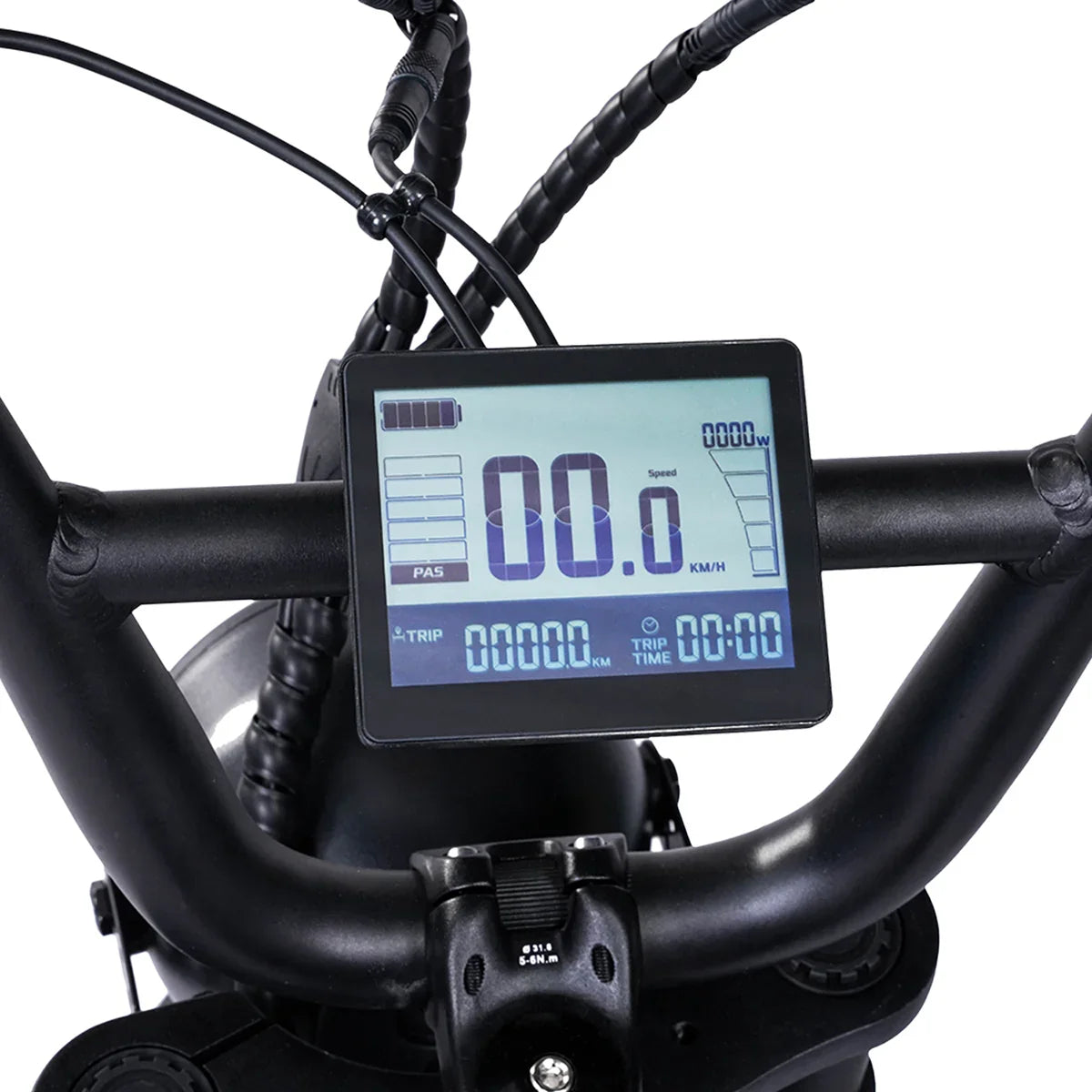 Icon E-Vibe fat tyre electric bike in Galaxy Black, view 5