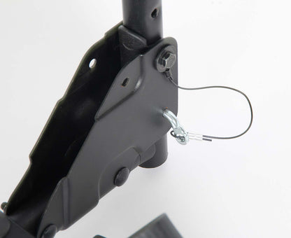 Buzzrack Pilot 4X4 wheel tray and ratchet strap detail